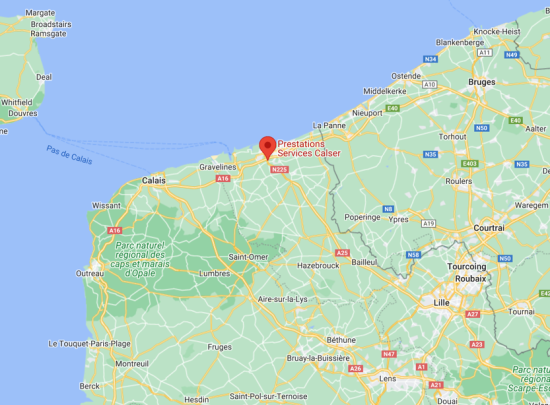 Calser Dunkerque Chantier Adresse GoogleMap